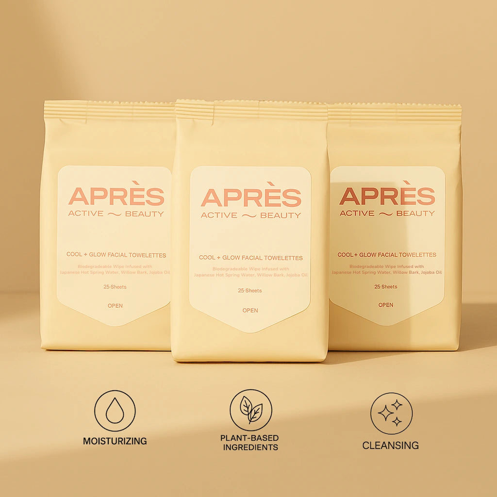 Cool + Glow Facial Towelettes Trio Pack - Après Beauty