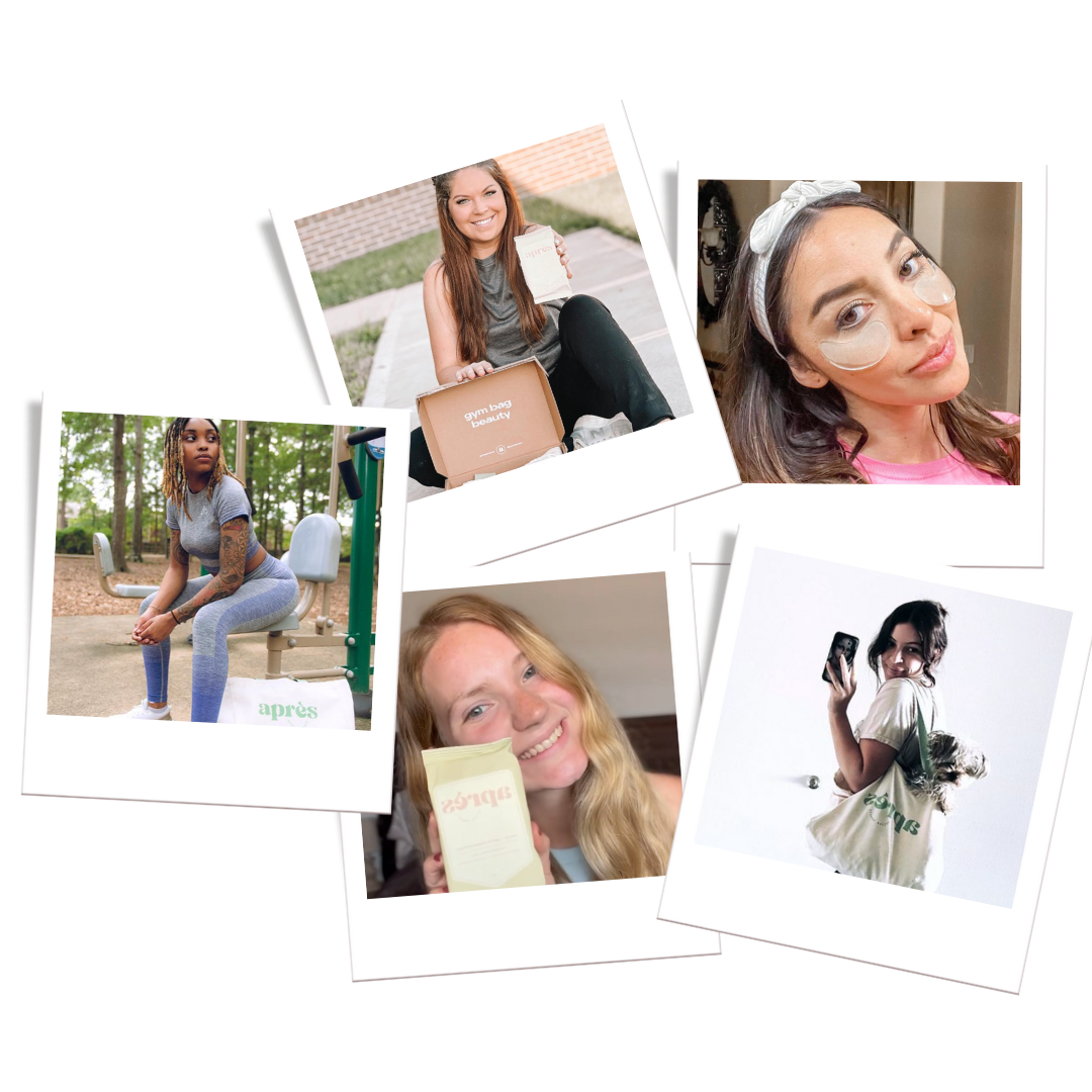Après Beauty ambassador collage